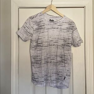 White and black t-shirt